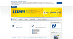 Desktop Screenshot of messe-intec.de